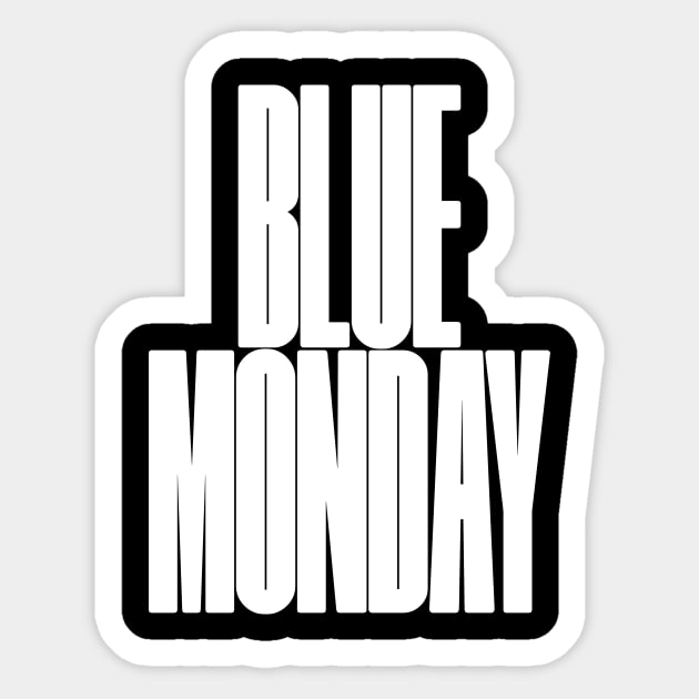 BLUE MONDAY Sticker by lkn